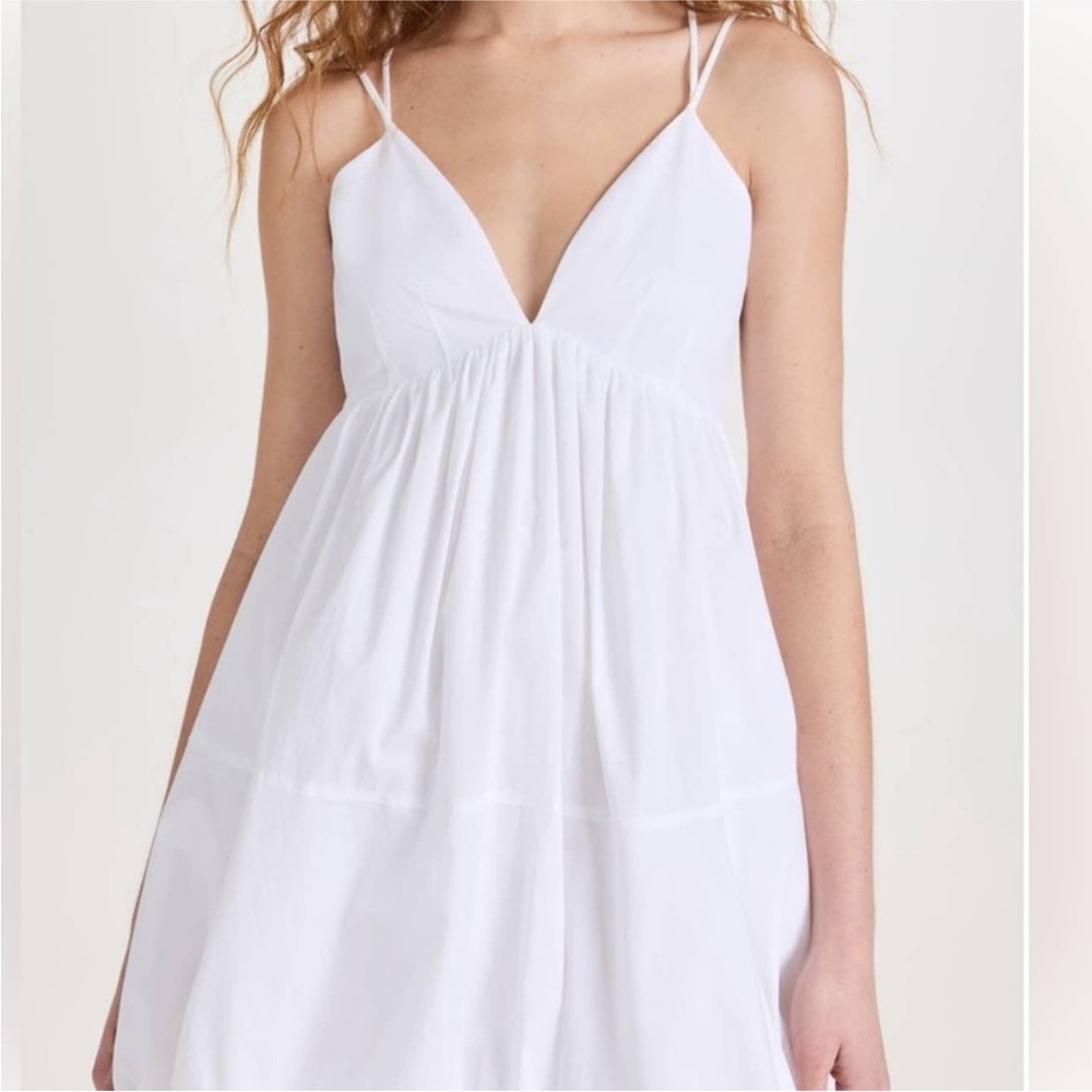 Cinq à Sept White Mini Dress Elegant Chic Design